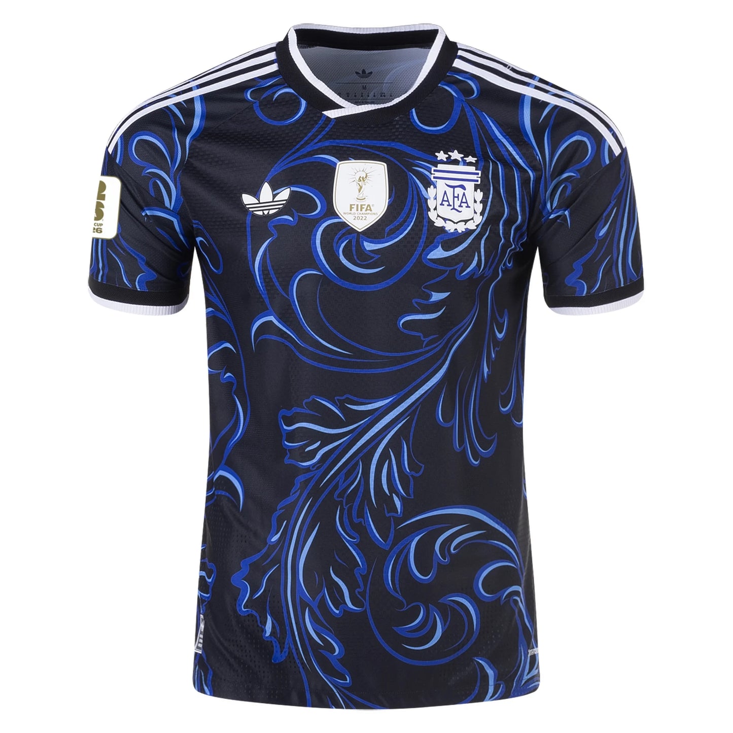 Men's Argentina National Team 26/27 Patch Authentic Away Soccer Jersey FIFA World Cup 2026
