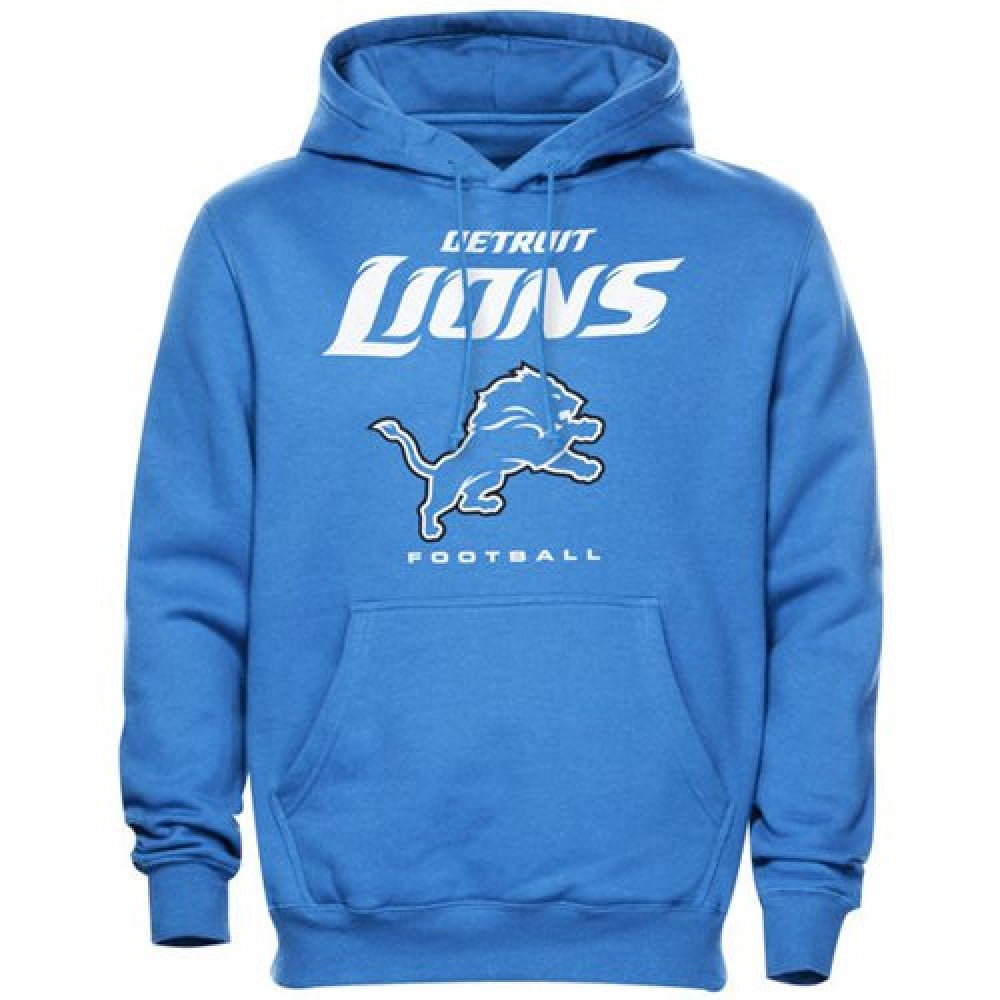 Detroit Lions Critical Victory Light Blue Pullover Hoodie