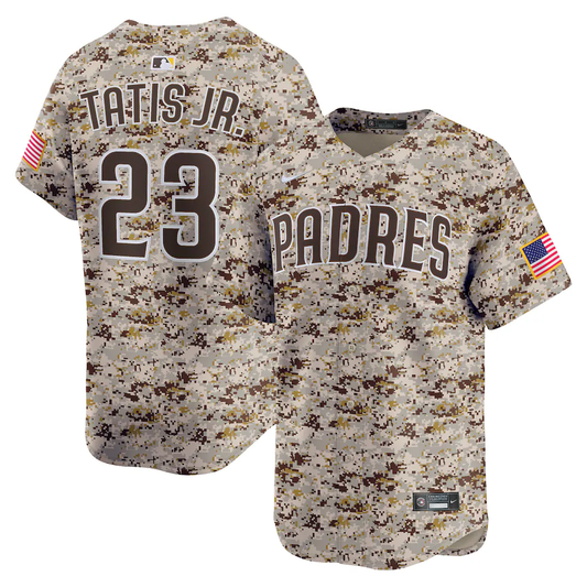Men's San Diego Padres #23 Tatis Jr. Nike Alternate 2 Limited Jersey