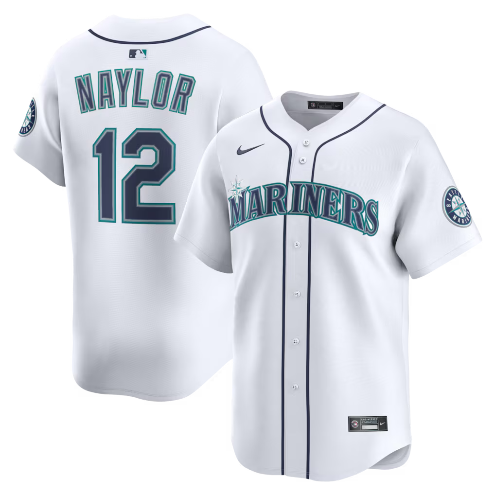 Men's Seattle Mariners #12 Josh Naylor Nike Alternate Limited Jersey