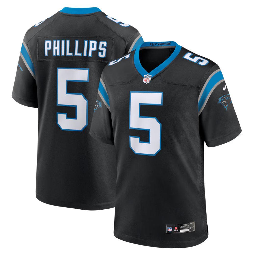 Men's Carolina Panthers Jaelan Phillips Nike Game Jersey