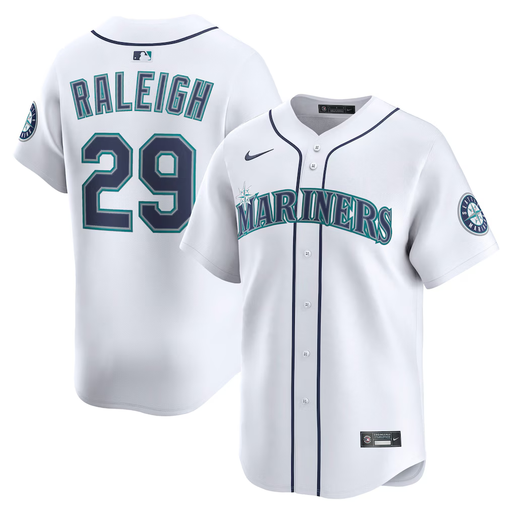 Men's Seattle Mariners #29 Cal Raleigh Nike Alternate Limited Jersey