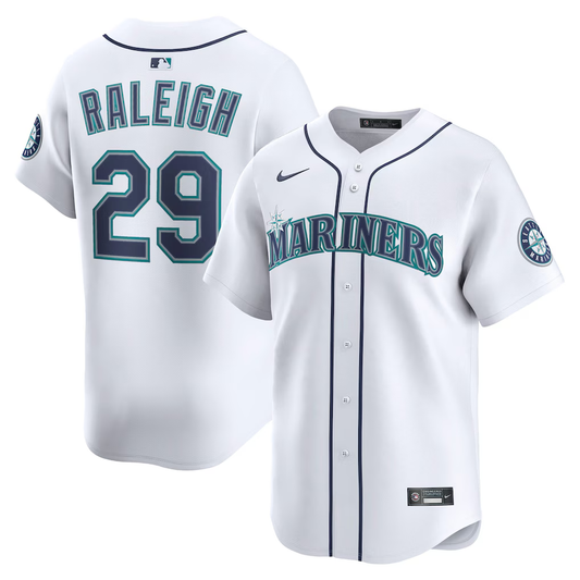 Men's Seattle Mariners #29 Cal Raleigh Nike Alternate Limited Jersey