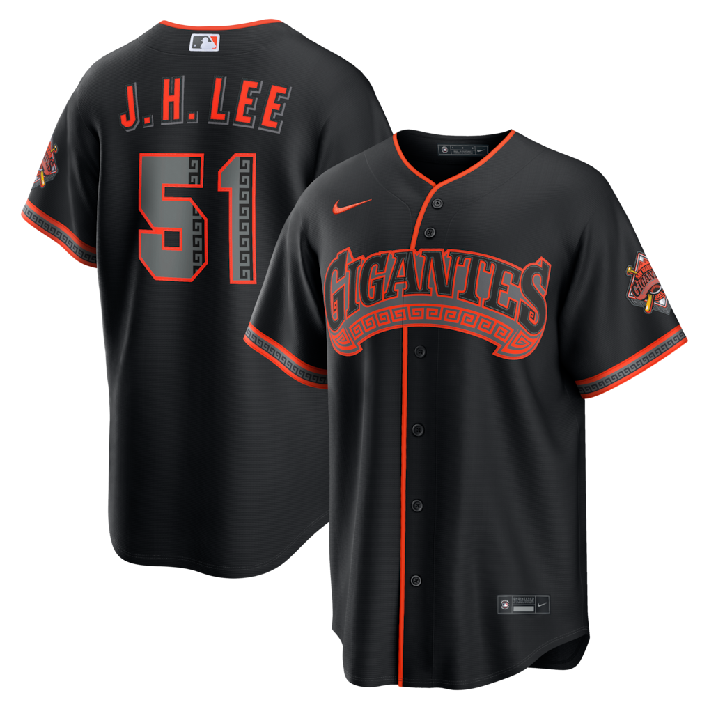 Men's MLB San Francisco Giants Jung Hoo Lee 2026 Nike Alternate Stadium Baseball Jersey