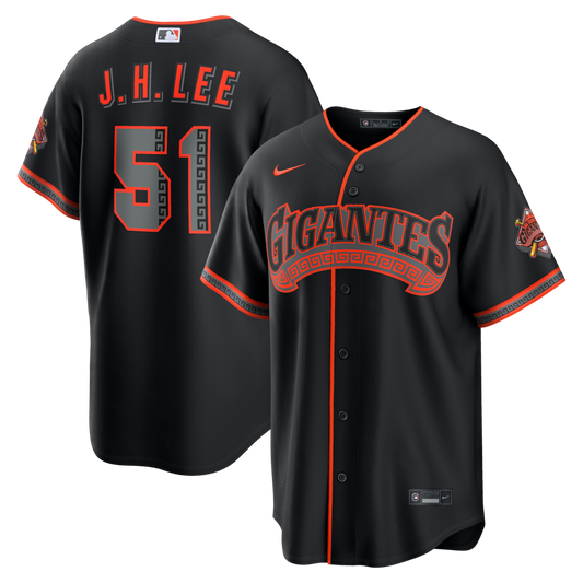 Men's MLB San Francisco Giants Jung Hoo Lee 2026 Nike Alternate Stadium Baseball Jersey