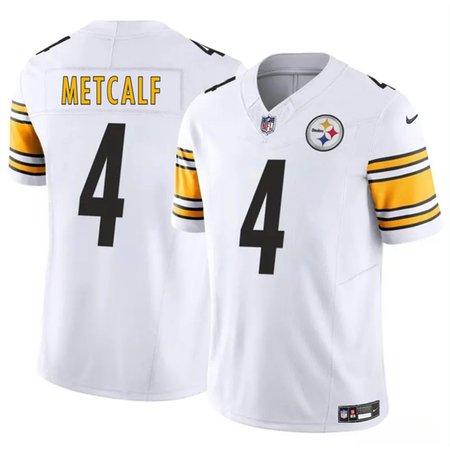 Men's Pittsburgh Steelers #4 DK Metcalf Black 2024 F.U.S.E. Vapor Untouchable Limited Stitched Jersey