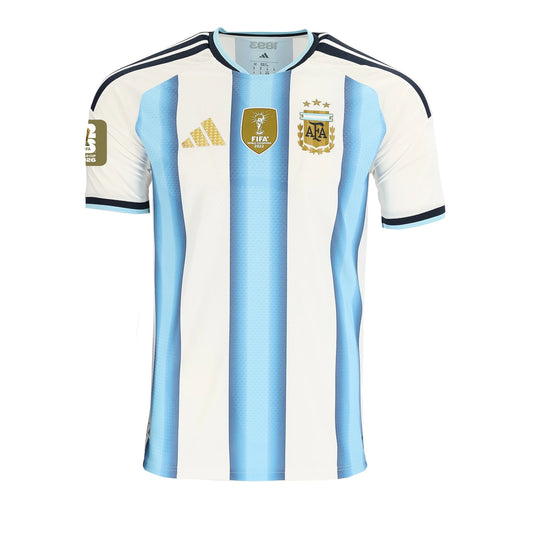 Men's Argentina National Team 26/27 Patch Authentic Home Soccer Jersey FIFA World Cup 2026