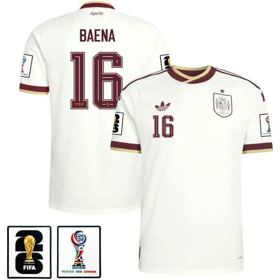 Men's Alex Baena Spain National Team 26/27 Patch Authentic Soccer Jersey FIFA World Cup 2026